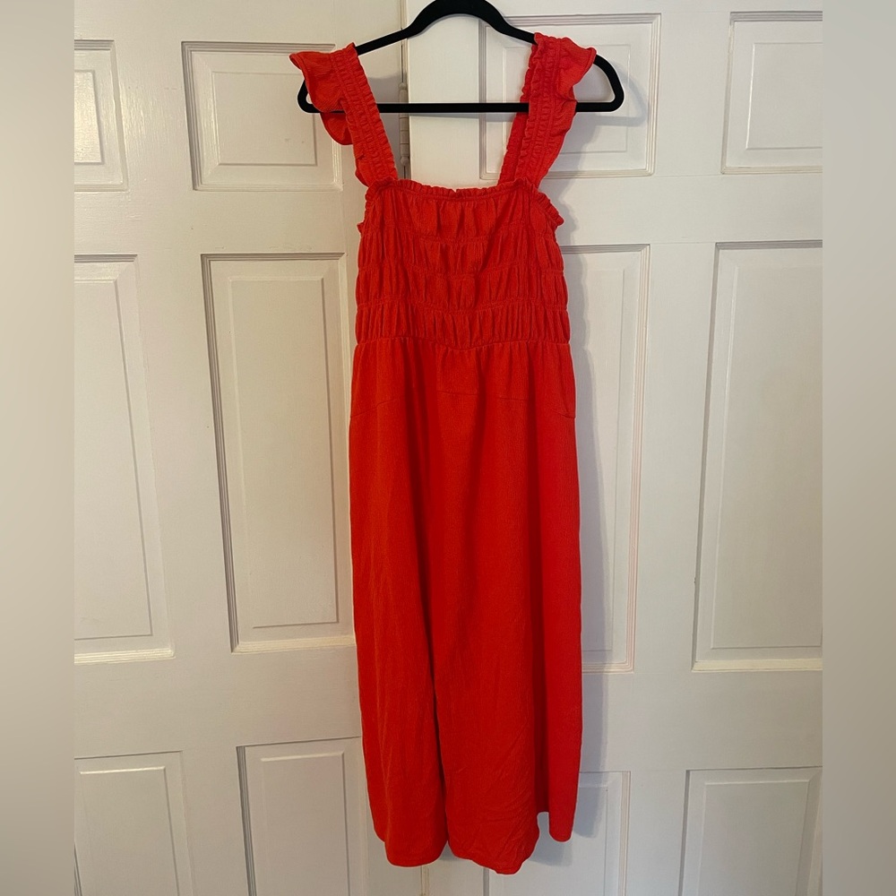 Red Sleeveless Women's Dress